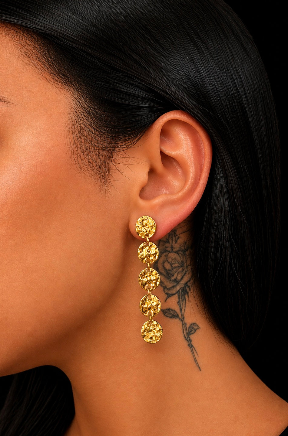 Boucle d’oreille amandine (doré)