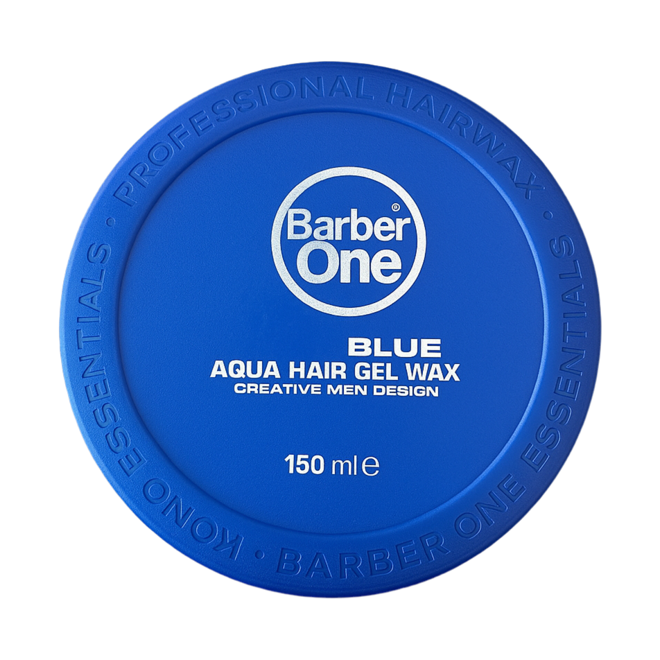 BARBER ONE BLUE AQUA HAIR GEL WAX – 150ML
