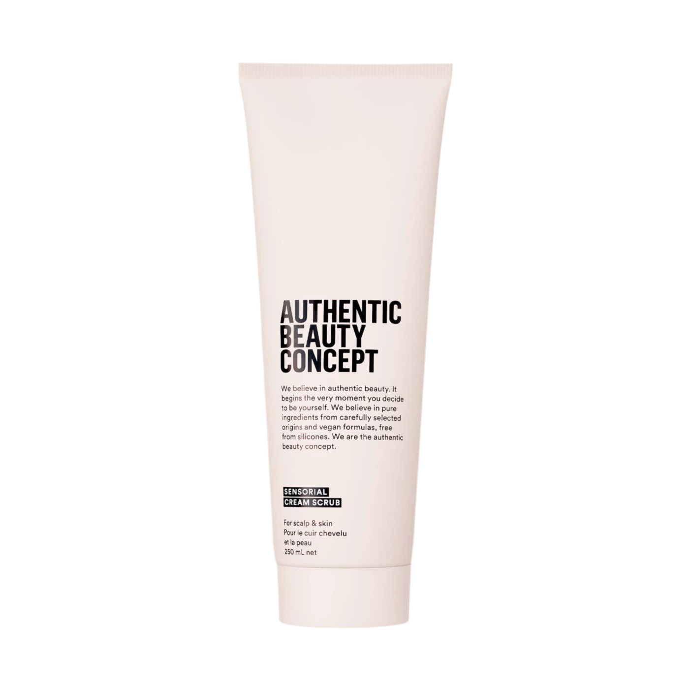 Exfoliant crémeux doux pour le cuir chevelu, le visage et le corps Authentic Beauty Concept 250ML