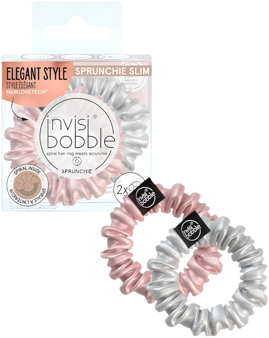 DUO INVISIBOBBLE SPRUNCHIE SLIM ELEGANT SLIM