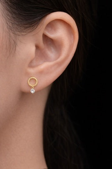 Boucle d’oreille Roxane (doré)