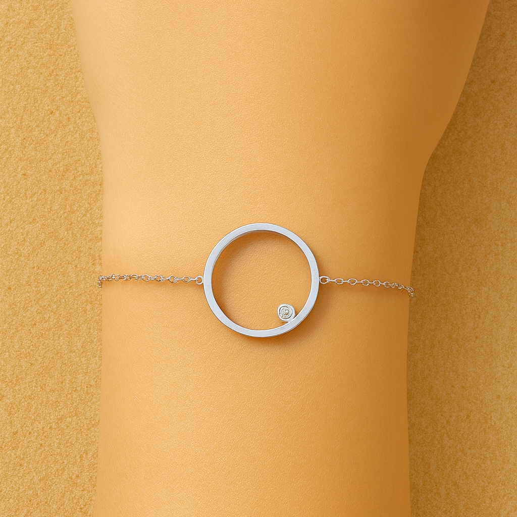 Bracelet ovsana argenté