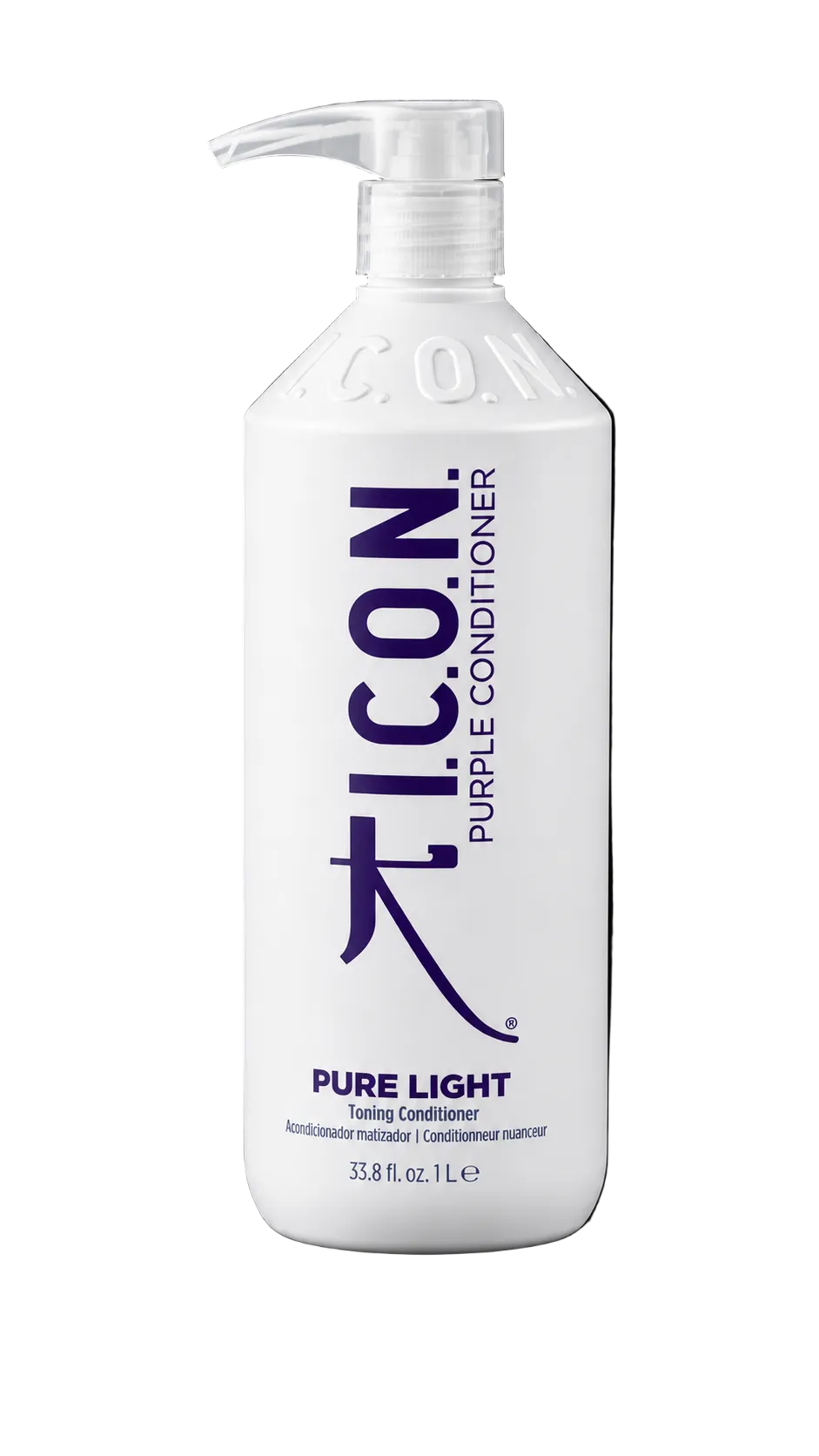 ICON PURE LIGHT CONDITIONNER PATINE ANTI REFLET JAUNE ET ROUX 1L