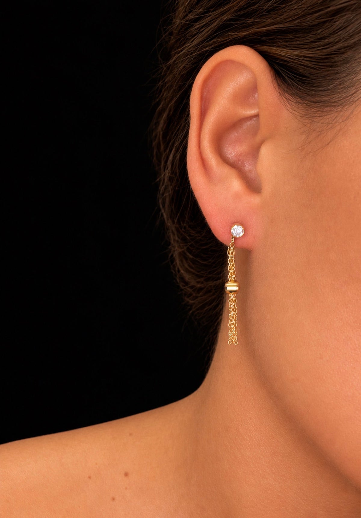Boucle d’oreille Lisa (doré)
