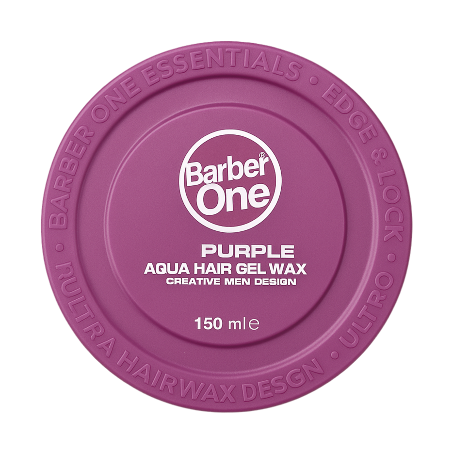 BARBER ONE PURPLE AQUA HAIR GEL WAX – 150ML