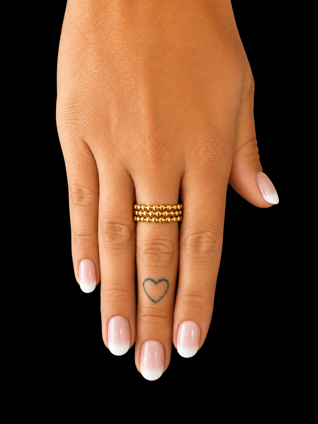 Bague Lily doré