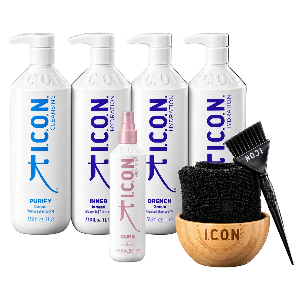 Rituel salon à la maison : traitement d’hydratation profonde - bol pinceau serviette offert