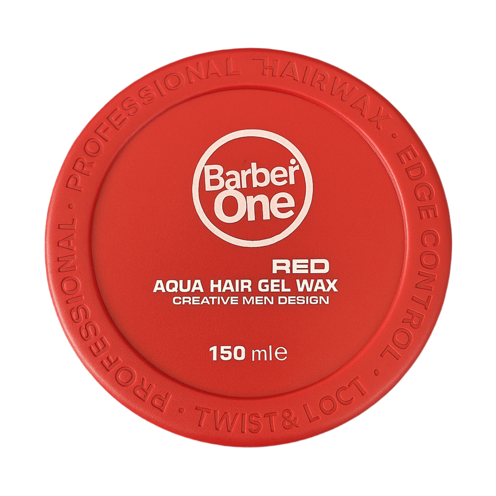 BARBER ONE RED AQUA HAIR GEL WAX – 150ML