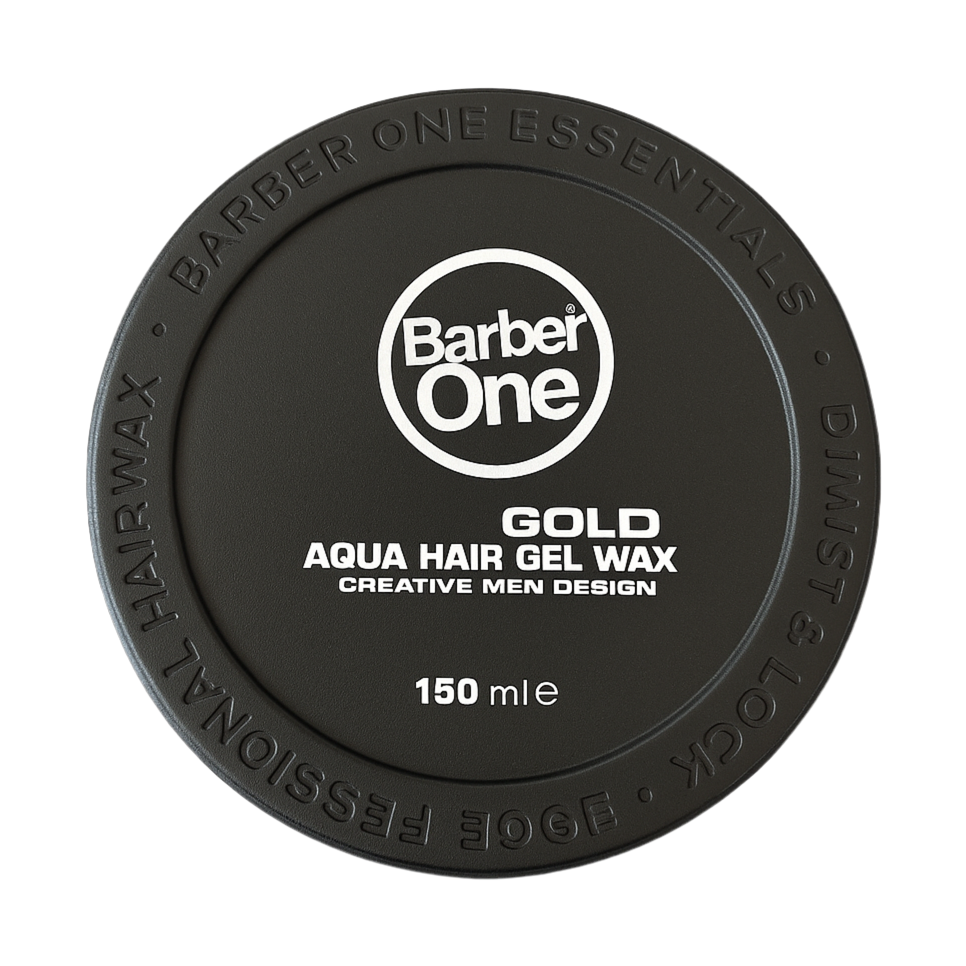 BARBER ONE GOLD AQUA HAIR GEL WAX – 150ML