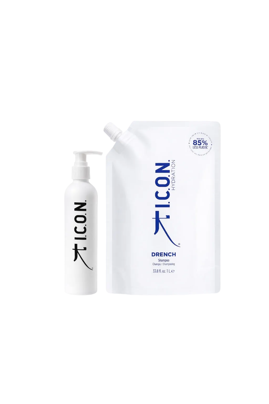 Icon shampoing drench 1L + bouteille aluminium offerte