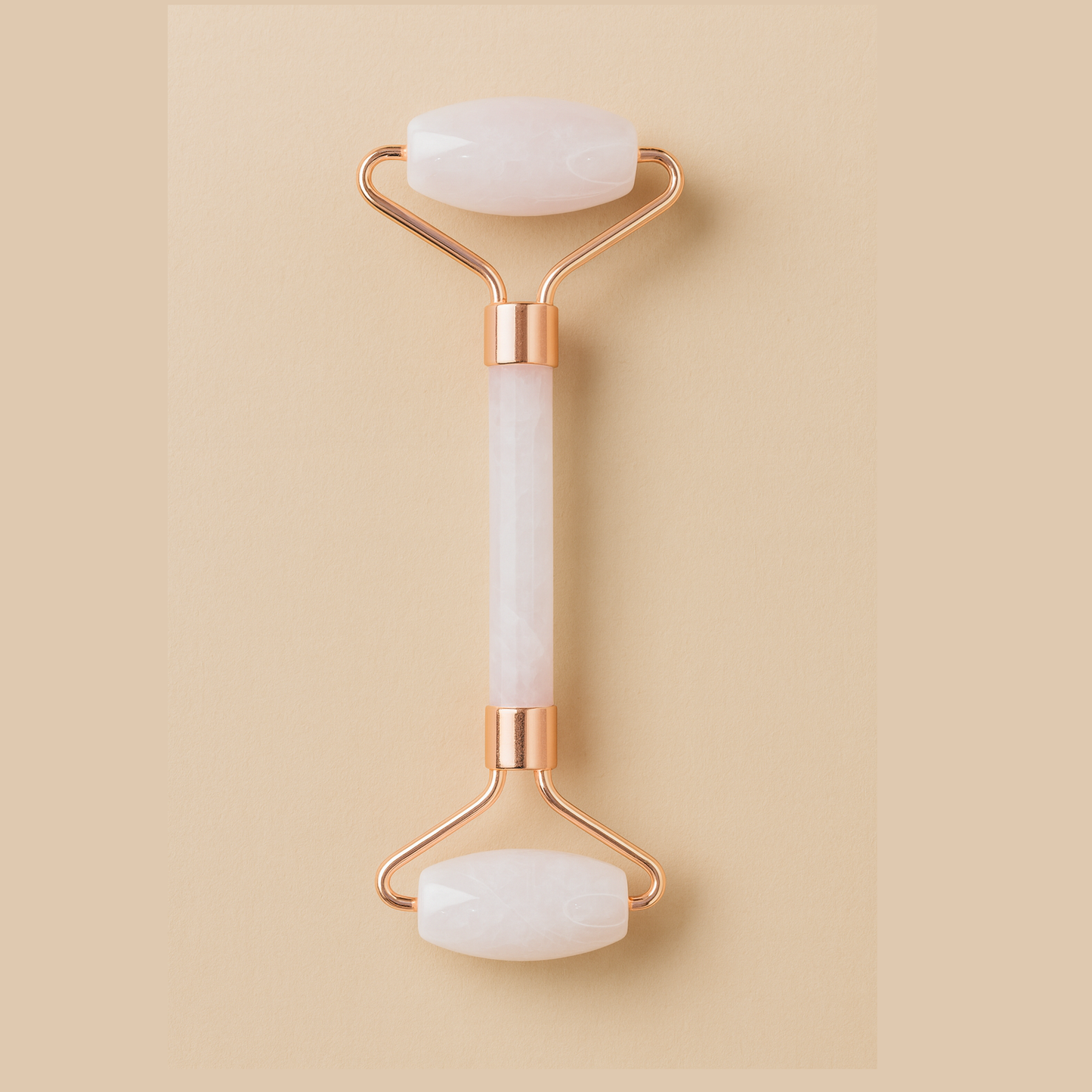 Roller visage en pierre de jade rose