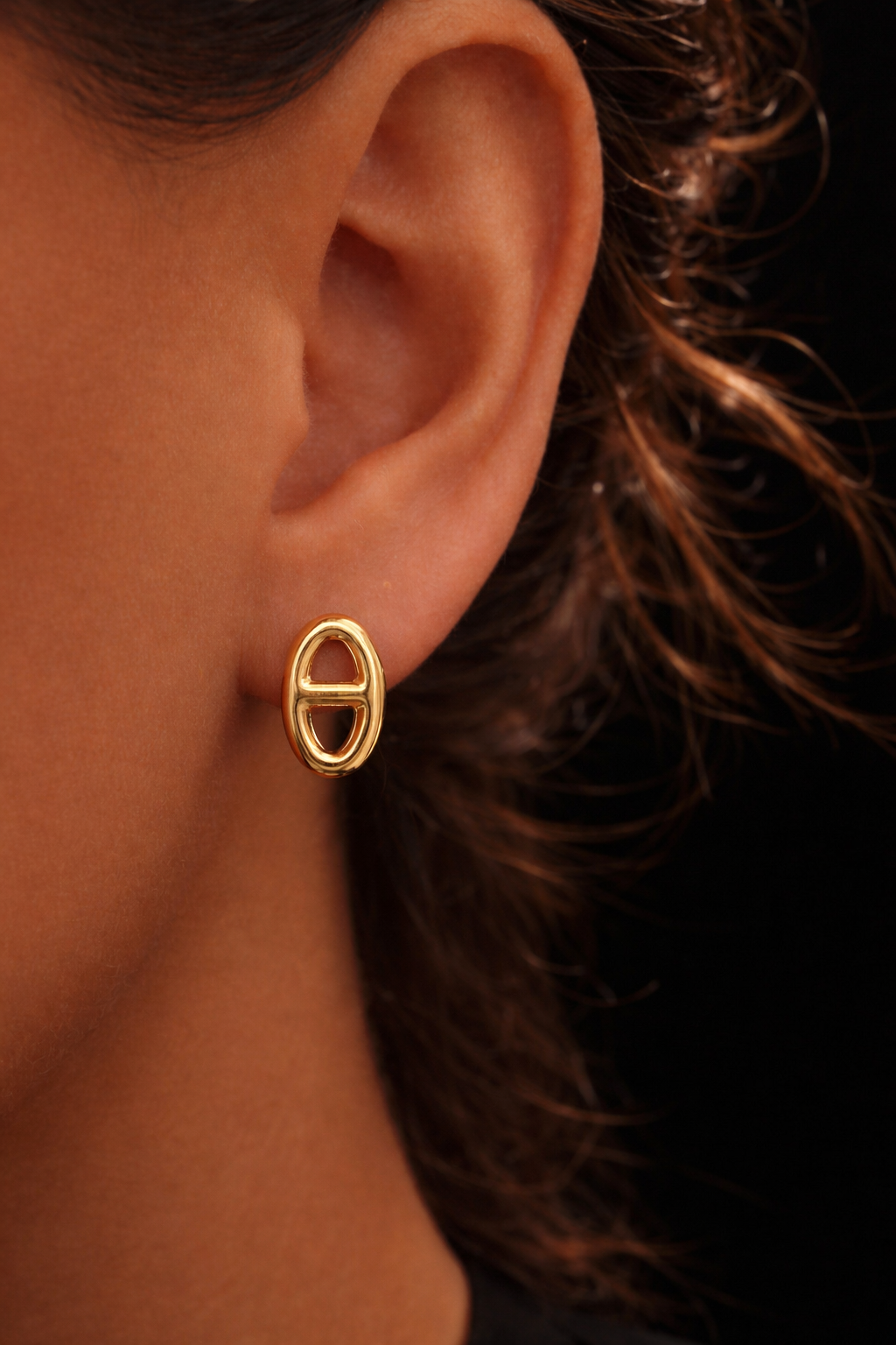Boucle d’oreille azelie (doré)