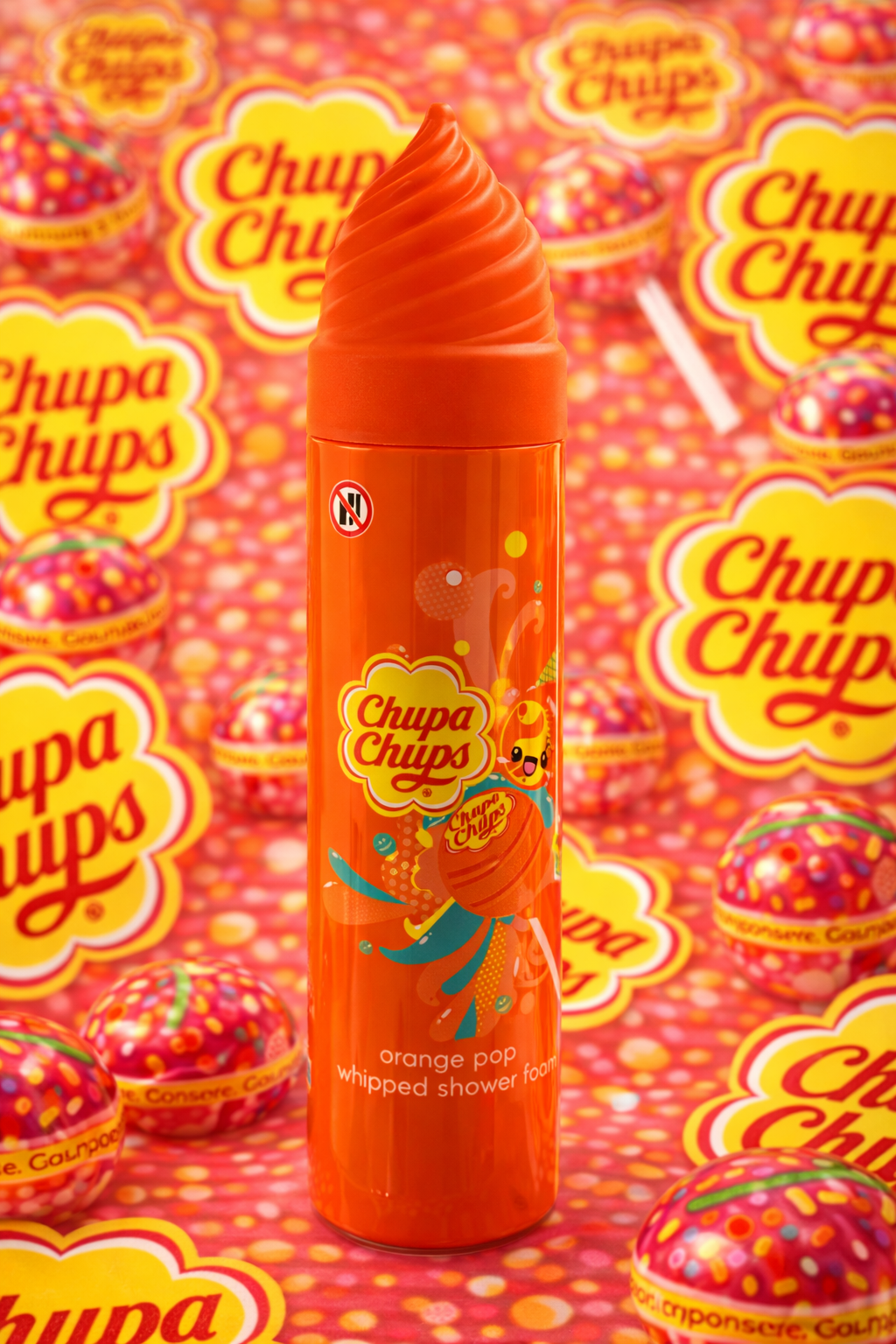 Mousse de douche Chupa Chups – Orange Pop
