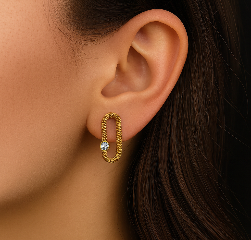 Boucle d’oreille Lisa (doré)