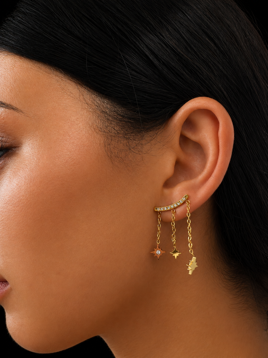 Boucle d’oreille maryline (doré)