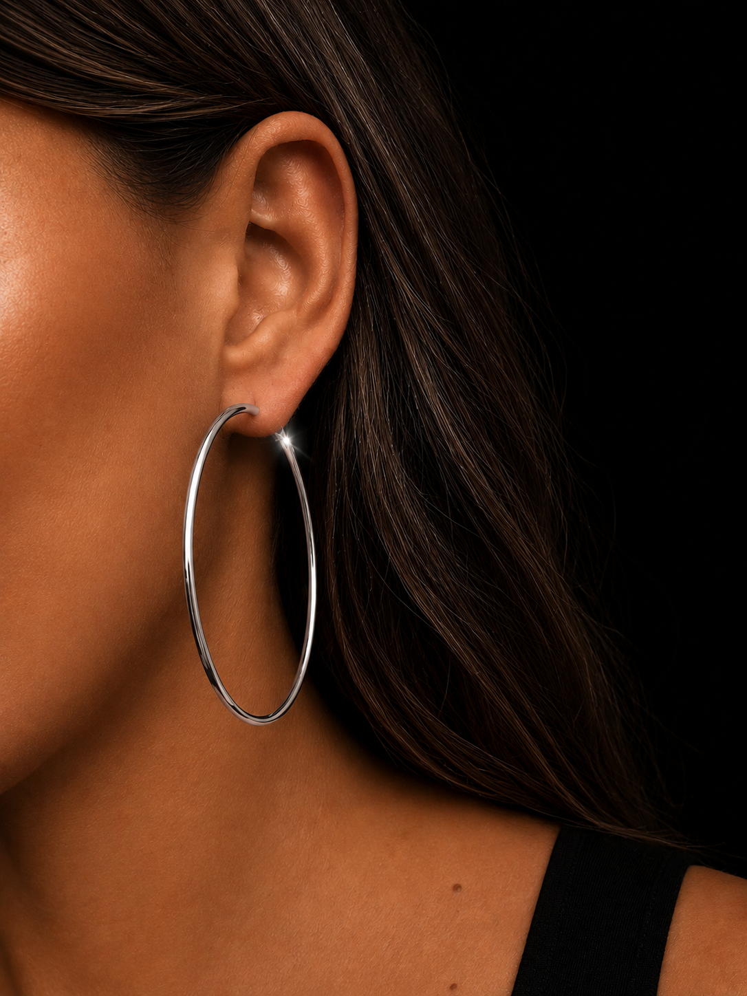 Boucle d’oreille jannah (argenté)