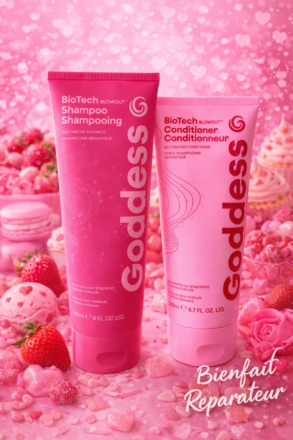 Goddess Biotech Blowout duo shampoing après-shampoing
