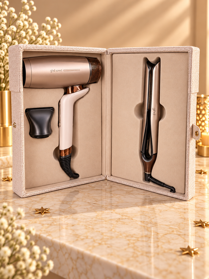 Coffret Lisseur ghd Chronos & Sèche-cheveux ghd Speed - Édition limitée ghd Cashmere