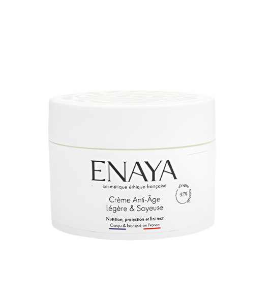 Crème visage anti-âge légère & soyeuse ENAYA