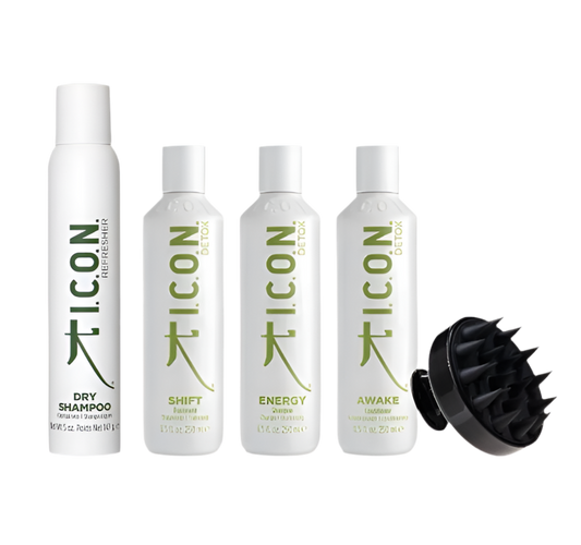 Routine cheveux gras brosse detox offert