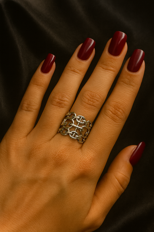 Bague Flora (argenré)