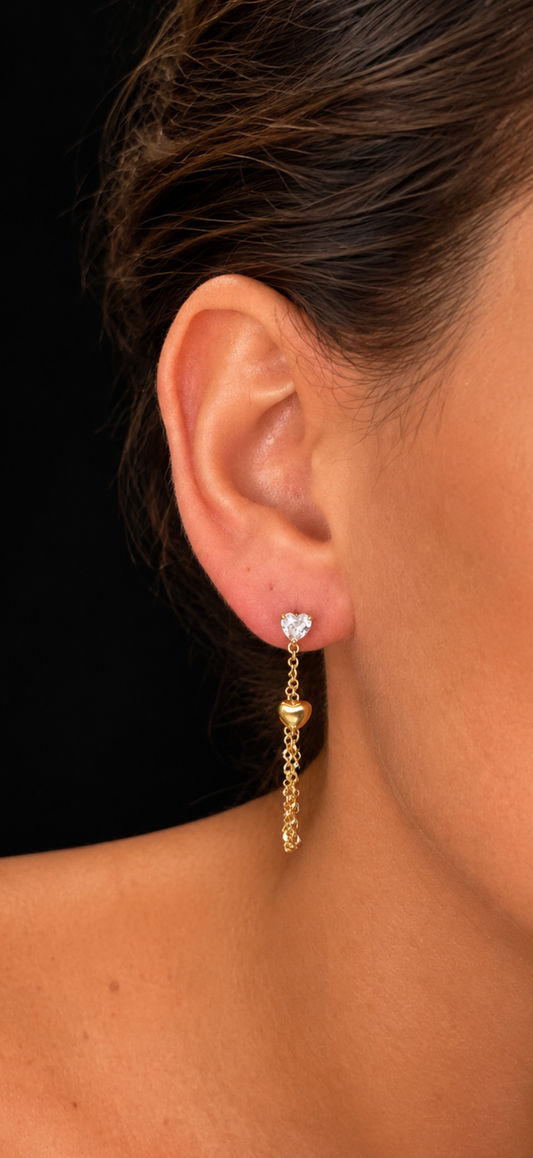 Boucles d’oreille jolina (doré)