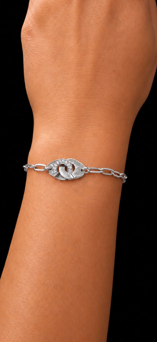 Bracelet pipa ( argenté )