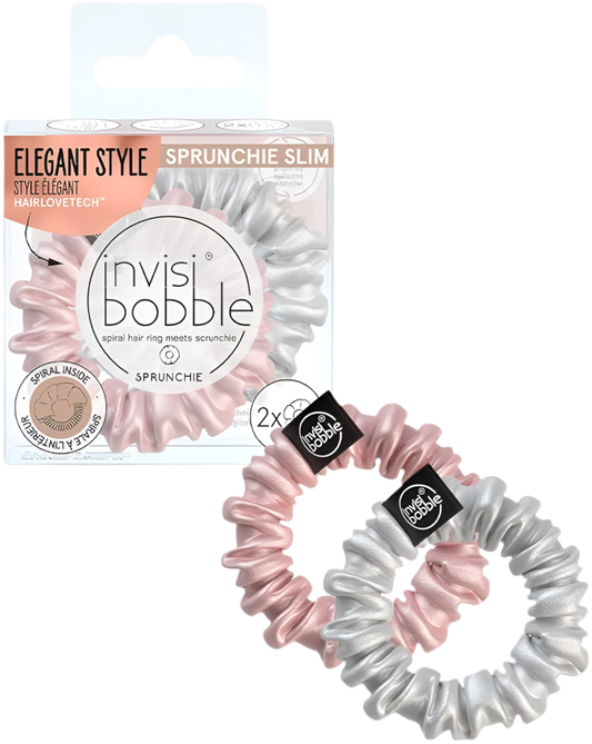 DUO INVISIBOBBLE SPRUNCHIE SLIM ELEGANT SLIM