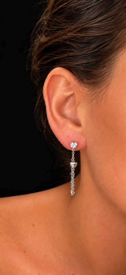Boucle d’oreille loula (argenté)