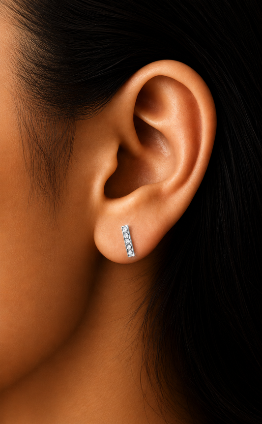 Boucles d’oreilles perlar (argenté)