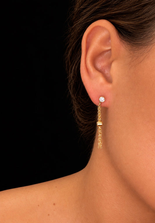 Boucle d’oreille Lisa (doré)