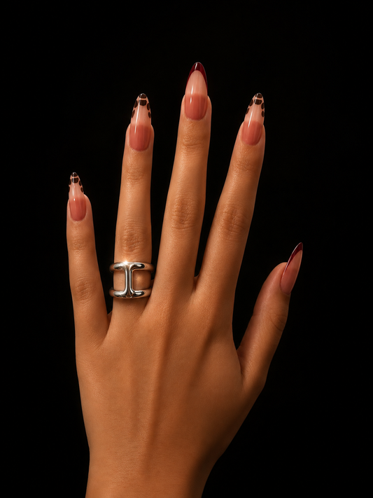 BAGUE KIM ARGENTEE