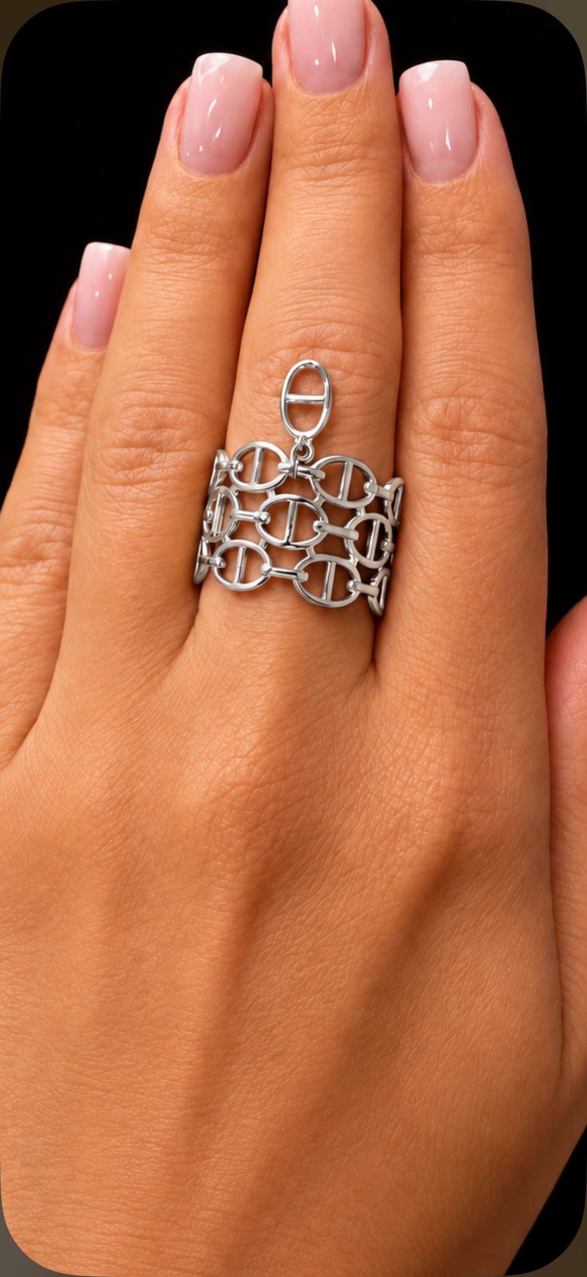 Bague Pam (argenté)
