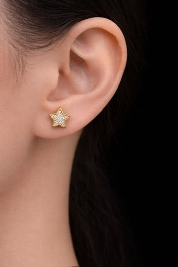 Boucle d’oreille Elisa (doré)