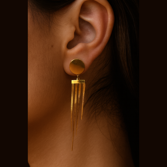 Boucle d oreille Lisa doré