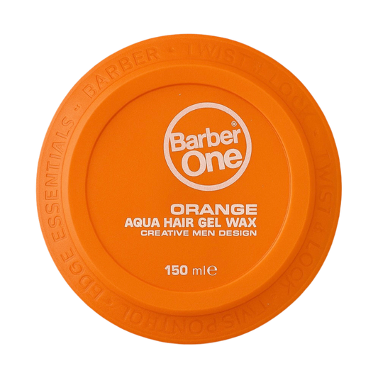 BARBER ONE ORANGE AQUA HAIR GEL WAX – 150ML