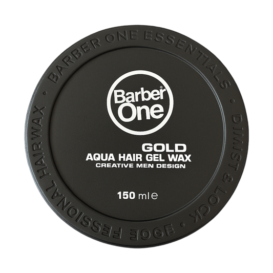 BARBER ONE GOLD AQUA HAIR GEL WAX – 150ML