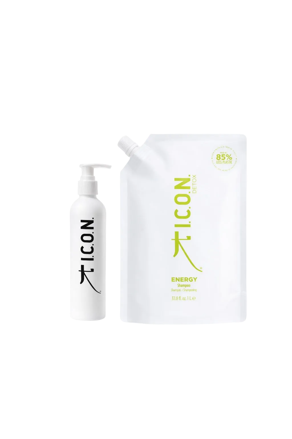 Icon shampoing energy 1L + bouteille aluminium offerte