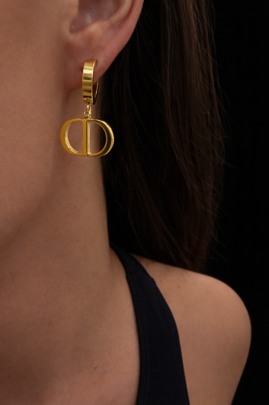 Boucle d’oreille coline (doré )