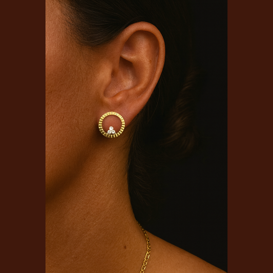 Boucle d’oreille Roxane (doré)