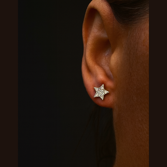 Boucle d’oreille coline (argenté)