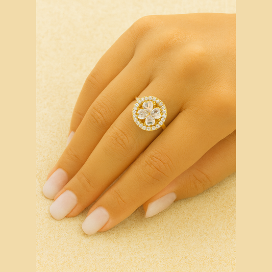 Bague Valentina anti stress (doré)