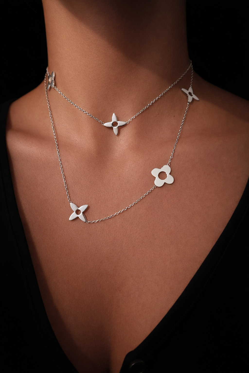 Collier inés (argenté)