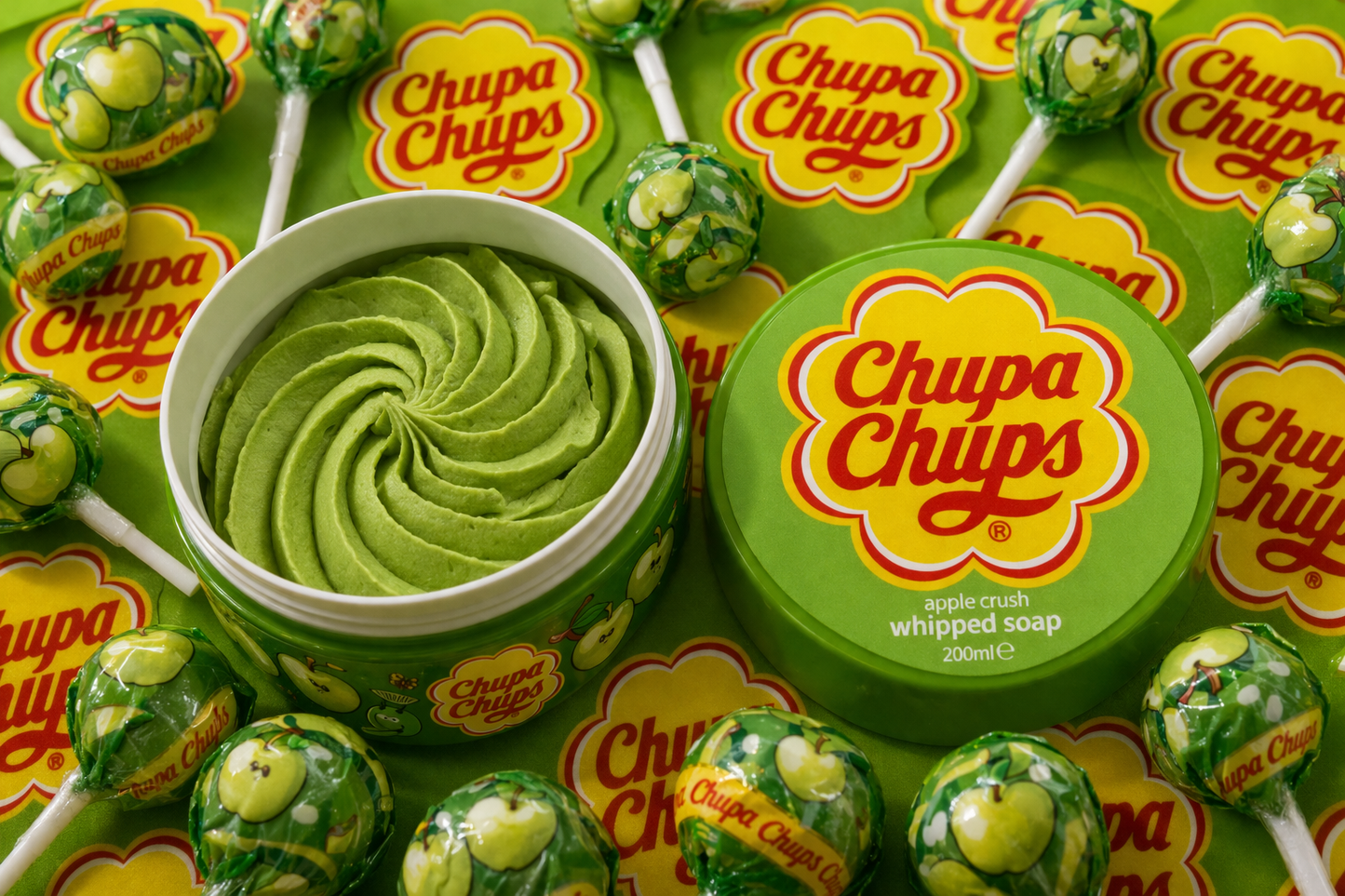 Savon fouetté Chupa Chups Pomme – Apple Crush 200ml je