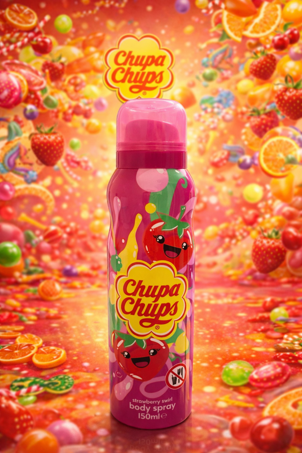Déodorant Chupa Chups Strawberry Swirl – 150 ml