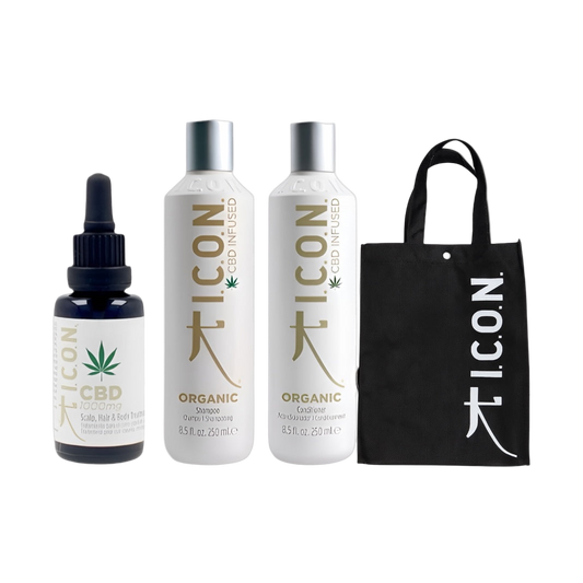 Routine psoriasis pour tous types de cheveux  sac Icon offert