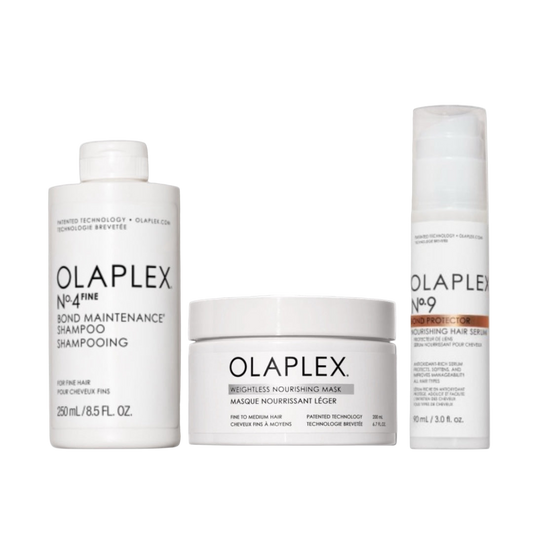 Routine olaplex intense cheveux fin
