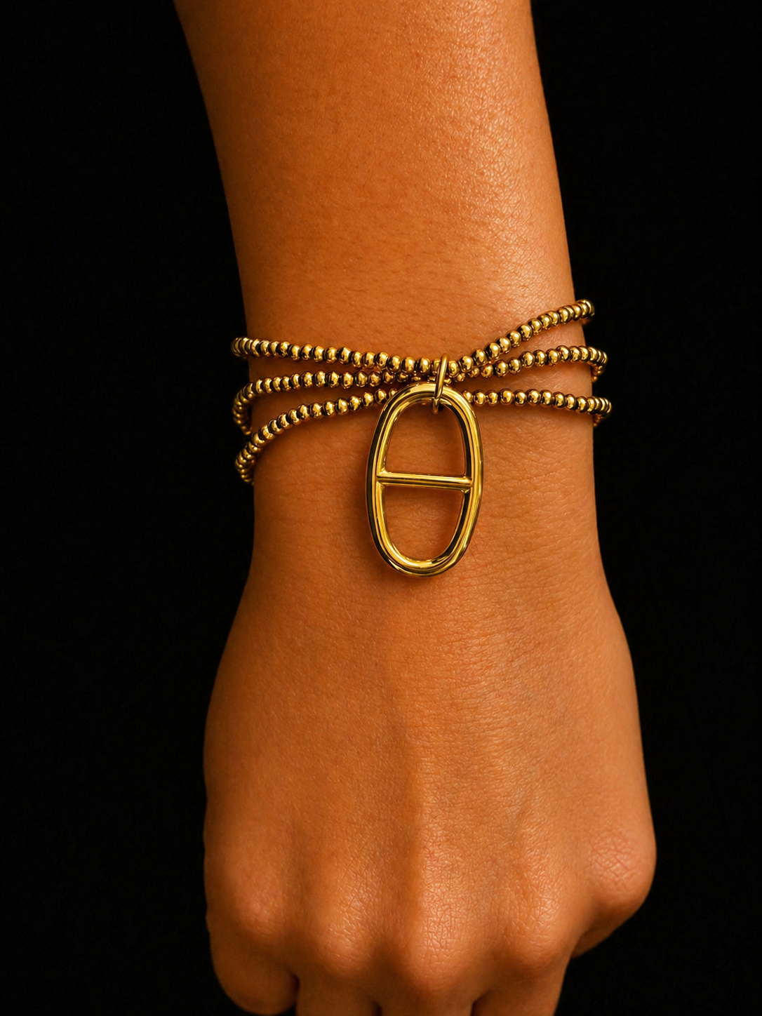 Bracelet nathanya doré