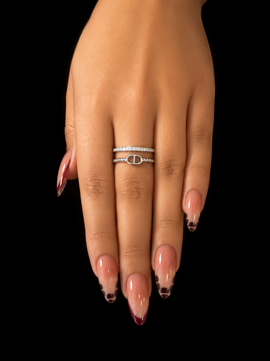 Bague Lov (argenté)
