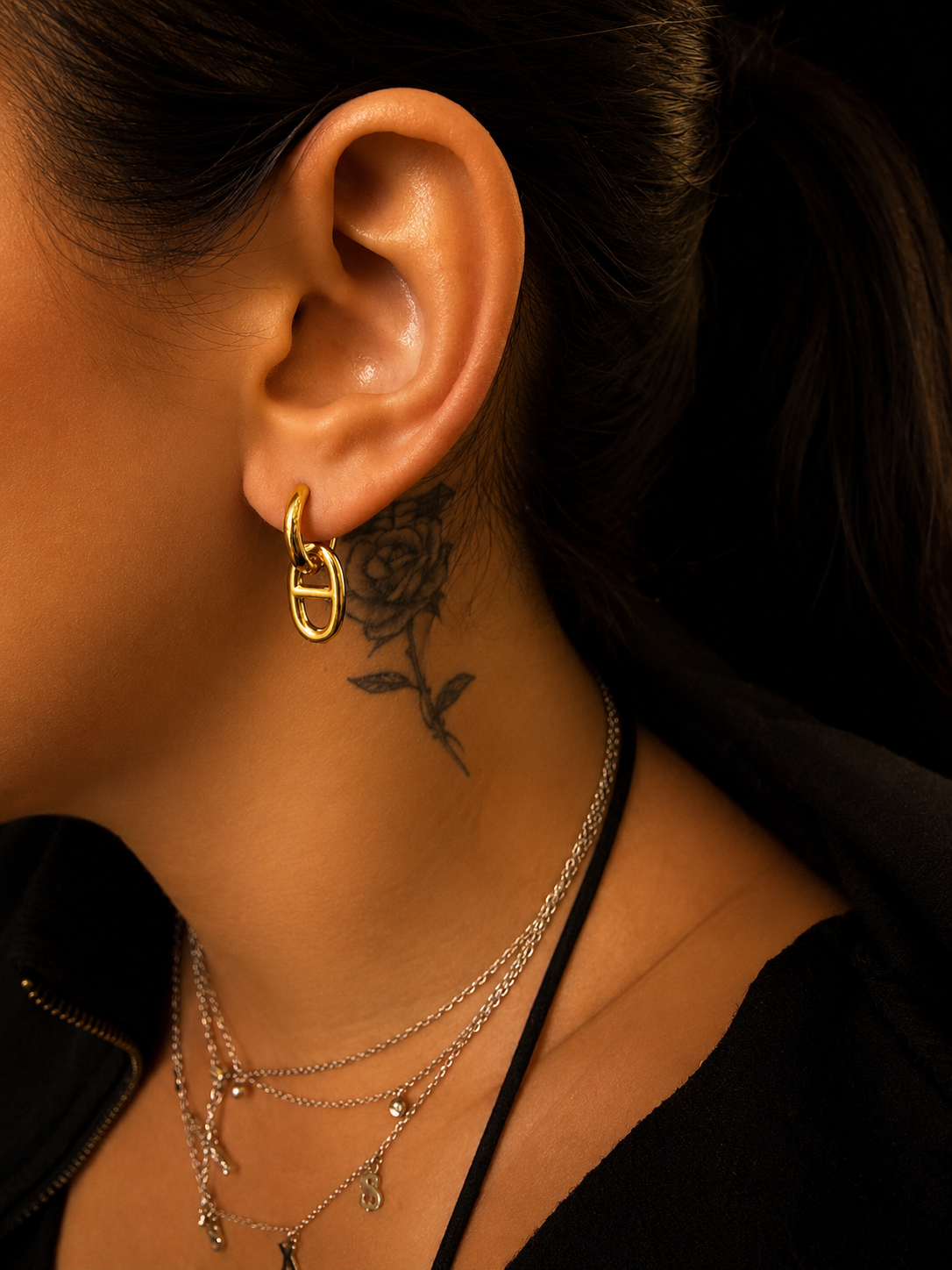 Boucle d’oreille Claudia (doré)